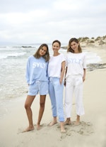 Oversized Fit T-Shirts Sylt Sweatshirt white