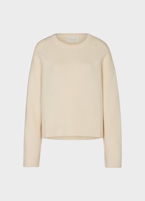 Casual Fit Strick Strick - Pullover eggshell