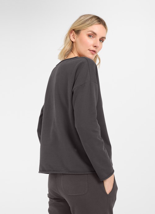 Loose Fit Sweatshirts Sweater charcoal