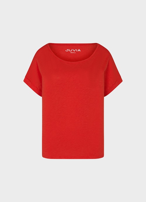 Casual Fit T-Shirts Boxy - T-Shirt signal red