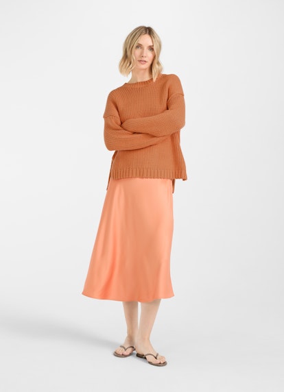Medium Fit Röcke Satin - Rock jaffa orange