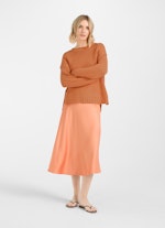 Medium Fit Röcke Satin - Rock jaffa orange