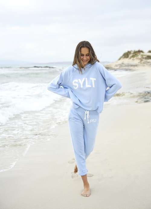 Loose Fit Hosen Sylt Sweatpants marina blue