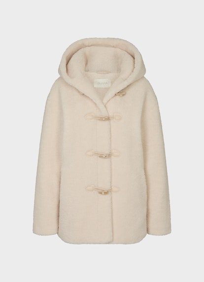 Casual Fit Jacken Teddy Jacke eggshell