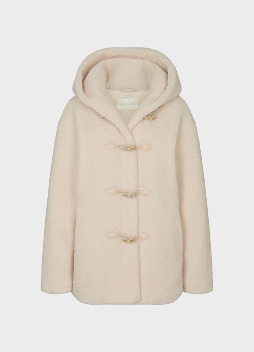 Casual Fit Jacken Teddy Jacke eggshell