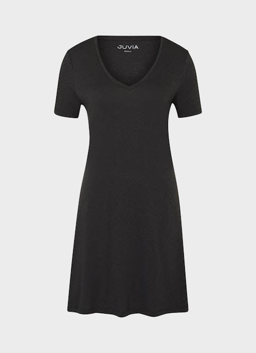 Regular Fit Kleider Jerseykleid charcoal