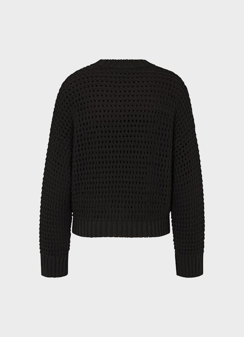 Coupe Casual Fit Maille Pull tricoté charcoal