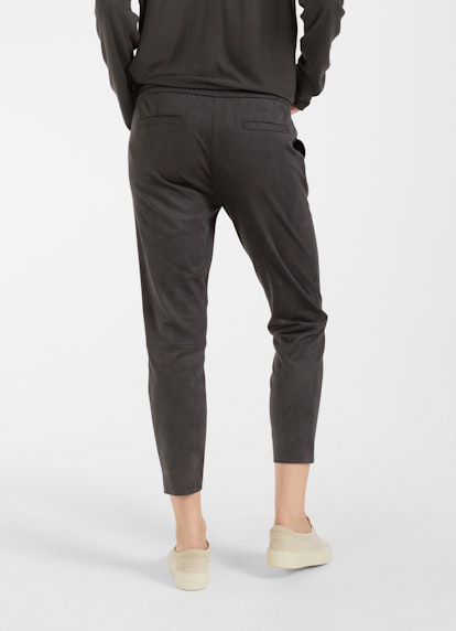 Regular Fit Hosen Tech Leather - Hose charcoal