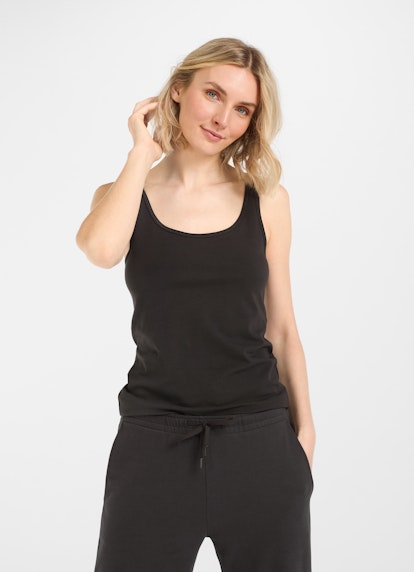 Slim Fit Tops Top charcoal