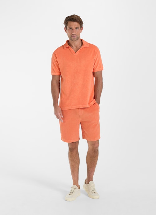 Coupe Regular Fit Short Eponge - Short jaffa orange
