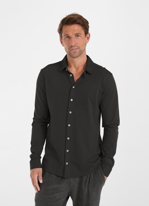 Regular Fit Hemden Jersey - Hemd charcoal