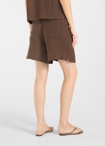 Bermudas Shorts Leinen - Shorts cacao