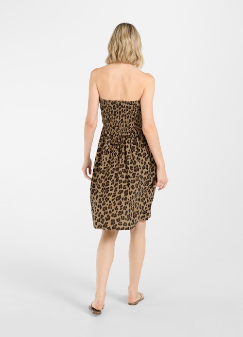 Regular Fit Kleider Musselin - Kleid toffee