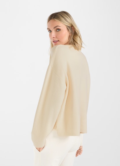Casual Fit Strick Strick - Pullover eggshell
