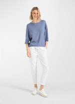 Casual Fit Strick Cashmere Blend - Pullover denim