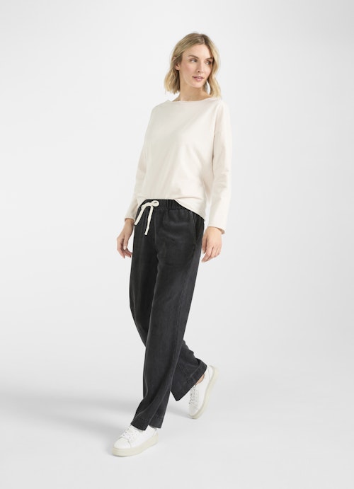 Casual Fit Hosen Denim - Hose black