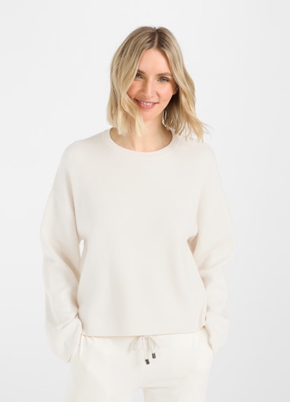 Casual Fit Strick Strick - Pullover eggshell