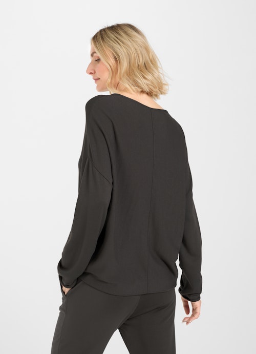 Coupe Casual Fit Maille Pull en viscose extensible charcoal