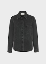 Casual Fit Blusen Denim - Hemd black