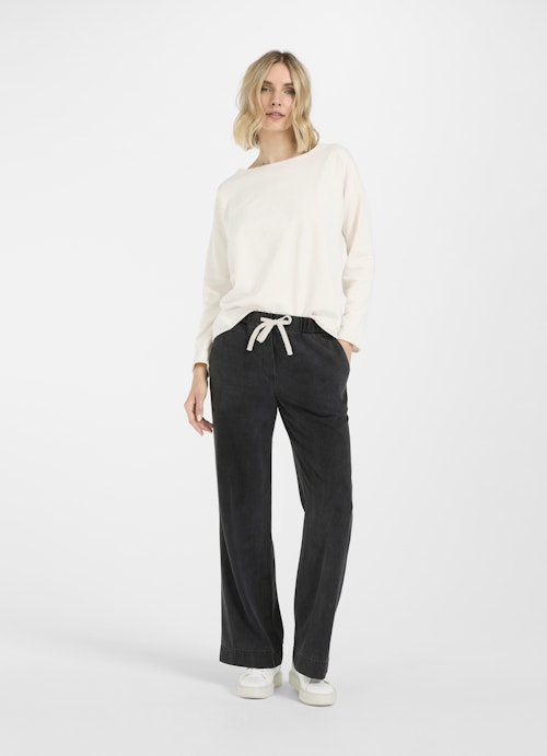 Casual Fit Hosen Denim - Hose black