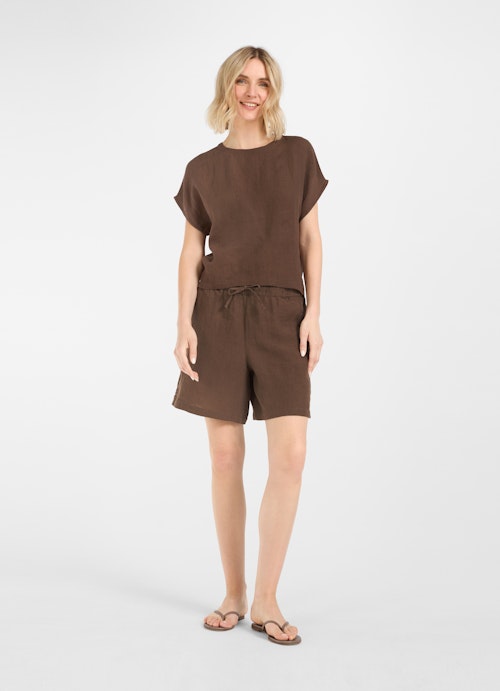 Bermudas Shorts Linen - Shorts cacao