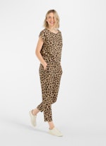 Regular Fit Hosen Musselin - Hose toffee