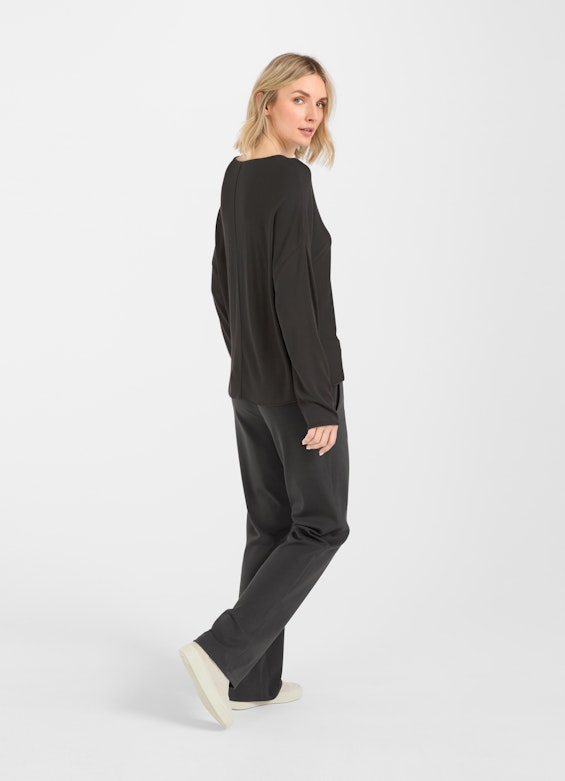 Casual Fit Strick Viscose Stretch - Sweater charcoal