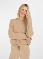 Slim Fit Strick Cashmere Blend - Pullover camel