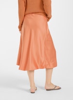 Medium Fit Röcke Satin - Rock jaffa orange