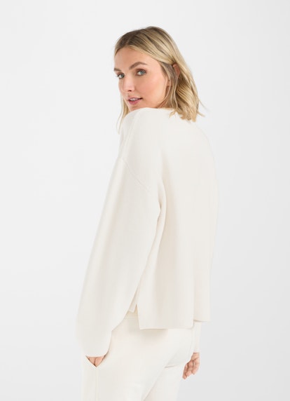 Casual Fit Strick Strick - Pullover eggshell