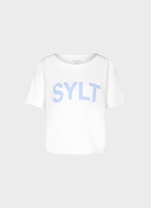 Oversized Fit T-Shirts Sylt Sweatshirt white