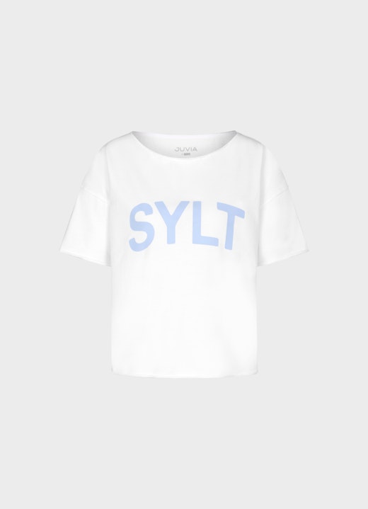 Oversized Fit T-Shirts Sylt Sweatshirt white
