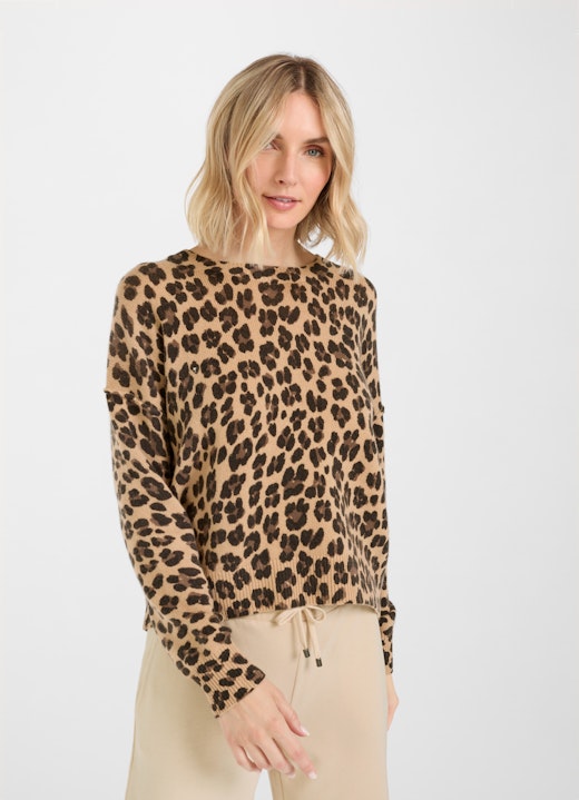 Casual Fit Strick Cashmere - Pullover toffee