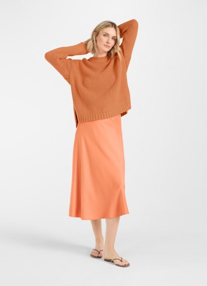 Casual Fit Strick Strick - Pullover jaffa orange