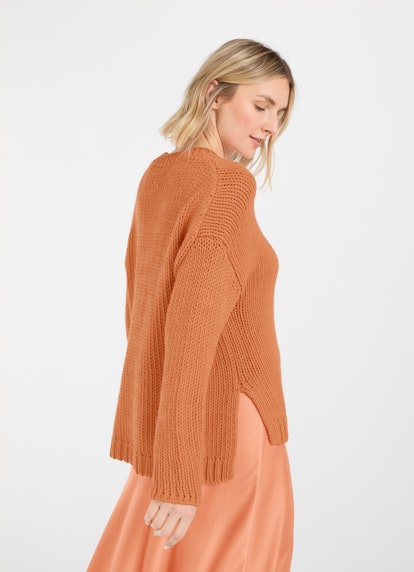 Casual Fit Strick Strick - Pullover jaffa orange