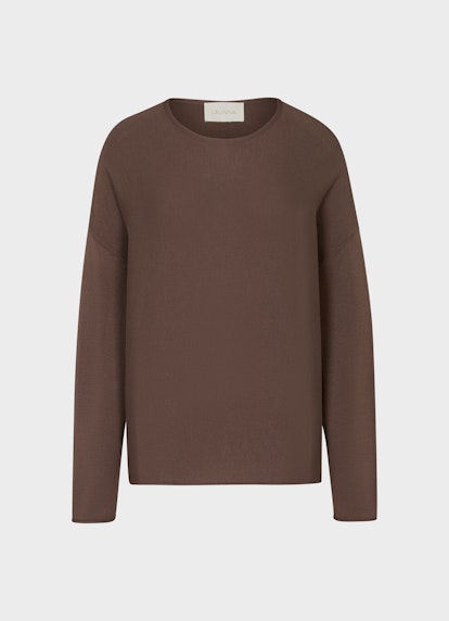 Casual Fit Strick Viscose Stretch - Sweater cacao