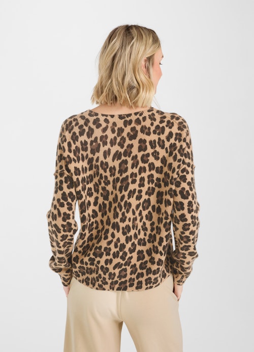 Coupe Casual Fit Maille Pull en cachemire toffee