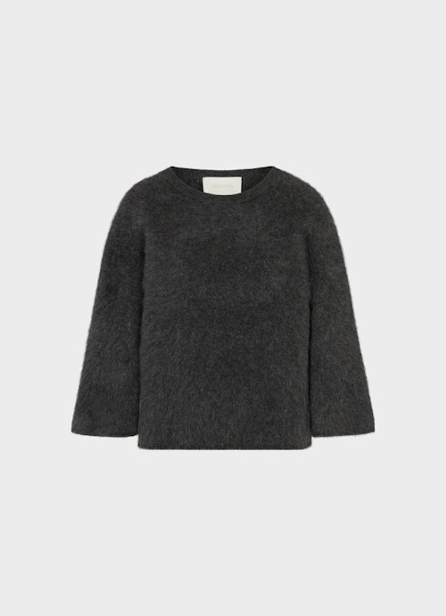 Casual Fit Strick Cashmere - Pullover charcoal