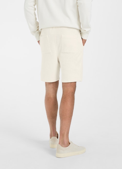 Coupe Regular Fit Short Eponge - Short eggshell