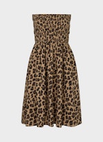 Regular Fit Kleider Musselin - Kleid toffee