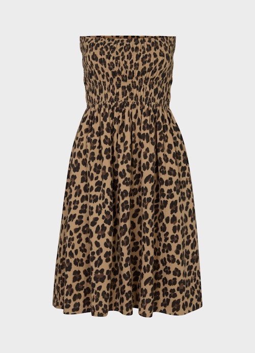 Regular Fit Kleider Musselin - Kleid toffee