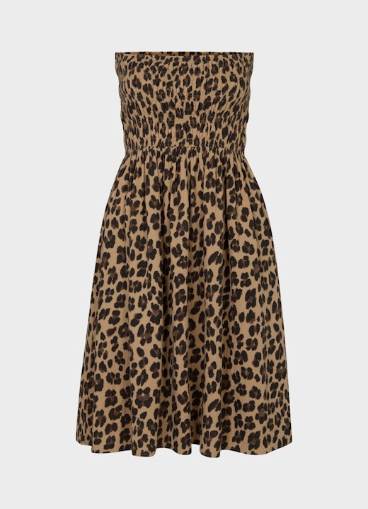 Regular Fit Kleider Musselin - Kleid toffee