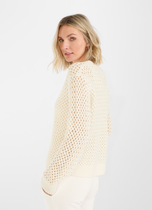 Casual Fit Strick Strick - Pullover eggshell
