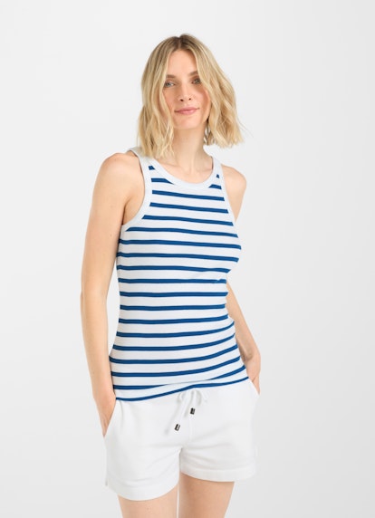 Slim Fit Tops Top victoria blue-white