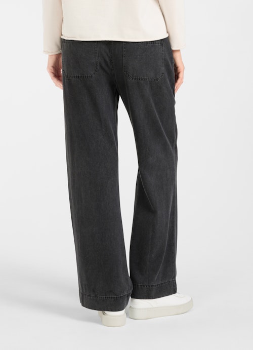 Casual Fit Hosen Denim - Hose black