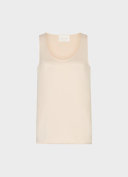 Loose Fit Tops Satin - Top almond milk