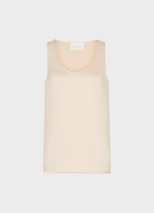 Loose Fit Tops Satin - Top almond milk