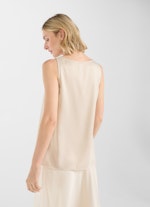 Loose Fit Tops Satin - Top almond milk