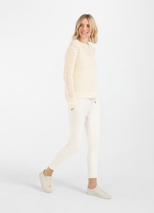 Casual Fit Strick Strick - Pullover eggshell