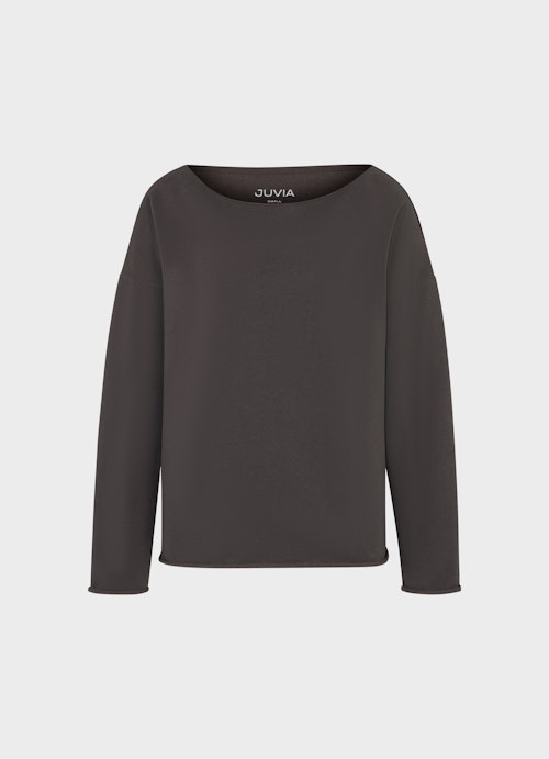 Loose Fit Sweatshirts Sweater charcoal